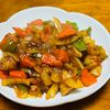 はっぴぃの作ってみた!投稿(豚肉より好きかも♡
3種類の彩り野菜を使った酢鶏)