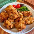 食欲をそそる【味噌にんにく唐揚げ】お弁当にも◎