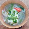 ミルクの作ってみた!投稿(10分以内で完成🙌〈豆腐と水菜のスープ〉ほっこり優しい✨)