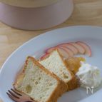 卵黄を余らせない！卵3つのりんごのシフォンケーキ
