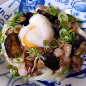 1063890の作ってみた!投稿(【豚なすぶっかけうどん】冷でも温でも◎！パパッと簡単♬)
