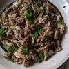 大庭の作ってみた!投稿(豚ときのこのオイスター炒め。)