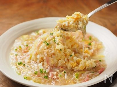 もやしあんかけチャーハン