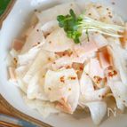 調味料３つ♪簡単大根とハムのサラダ