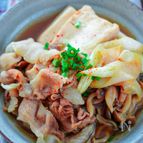 豚こま肉で作る！肉豆腐《短時間でも味しみのコツ♪》