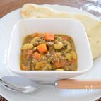 クミンと香菜（パクチー）の手作りスパイスカレー