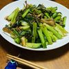 はっぴぃの作ってみた!投稿(旨味たっぷり和総菜◎小松菜とまいたけのみそじゃこバター炒め)