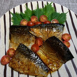 楽ラク手抜キッチン🐶🐾の作ってみた!投稿(簡単！【さばの甘酢照り焼き】ご飯が進む♪)