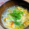 まゆのの作ってみた!投稿(春雨と豆腐のふわふわたまごスープ)