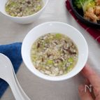 【5分すぐできる】ねぎと椎茸のスープ