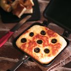 〈ホットサンドで作る>簡単フォカッチャ
