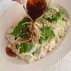 蒸し鶏と新玉ねぎの甘酢だれ