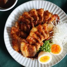 《レンジで簡単!!》本格★豚バラみそチャーシュー