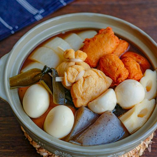 おでんのつゆはこれで決まり!簡単おでんとレンチン大根の下茹で