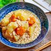 旨みがスゴい！じゃがいもとひき肉のうまだし煮