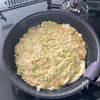 作ってみた！で大人気【豆腐お好み焼き】の工程2