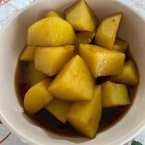 万福の作ってみた!投稿(レンジで簡単☆じゃがいもの煮っころがし。)