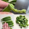 オクラときくらげと卵の中華スープの工程1