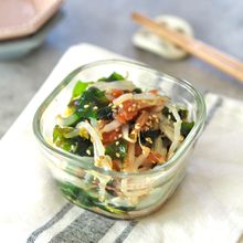 さっぱり美味しい！【もやしの梅ナムル】
