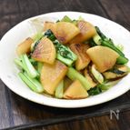 お野菜だけでヘルシー♪大根と小松菜のめんつゆ炒め