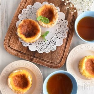 あの食材を使って♪材料３個でとろうまエッグタルト
