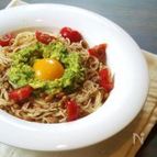 ふわとろ♪アボカド納豆そうめん