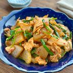 【フライパンひとつ！】豚肉と大根のキムチ炒め
