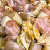 1072329の作ってみた!投稿(すごい味噌鶏と春野菜のぎゅうぎゅう焼き)