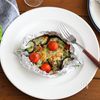 包んで焼くだけのごちそう♪さば缶とバジルの夏野菜ホイル焼きの工程2