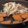 鮭とさつまいもの出汁炒めの工程5