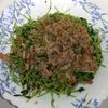 milkの作ってみた!投稿(栄養満点やみつきおかず♡豆苗と納豆とひき肉のオイスター炒め)