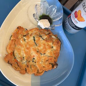ベガスママの作ってみた!投稿(カリモチ食感♪栄養満点！【豆腐ニラチヂミ】🧑🏻‍🍳)