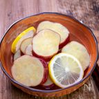酸味と甘味が美味しい「さつまいものレモン煮」