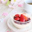調理時間5分！桜餅風豆乳プリン