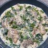 楽ラク手抜キッチン🐶🐾の作ってみた!投稿(『チキンとほうれん草のチーズクリーム煮』お手軽洋食♫)