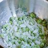 レンジで簡単！枝豆入り焼売風豚団子(おろしぽん酢で♪)の工程1