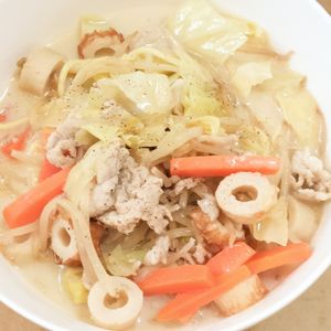しゃきぴよラブの作ってみた!投稿(食べ過ぎのリセットに♪男子も喜ぶ『ちゃんぽん風おかずスープ』)