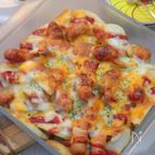 ポテトとウインナーのチーズ焼き