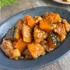 ご飯泥棒♩照り胡麻かぼちゃチキン