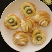 焼きフルーツの餃子ピザ
