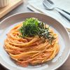 【おかか明太子のレンチンパスタ】レンジで一発！和えるだけ！