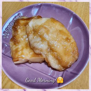 ナムディの作ってみた!投稿(バズった悪魔の味！材料3つでパリもちッ「塩キャラメル餅」)