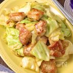 すぐでき嬉しい♪コロコロ豚肉とキャベツの旨塩炒め