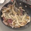 【豚こまのクリームご飯】の工程1