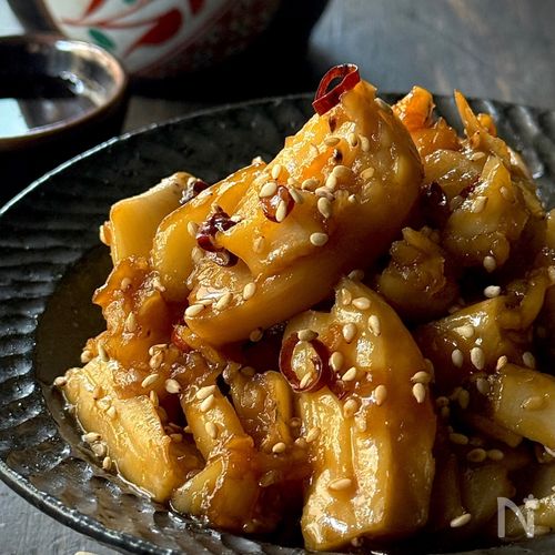 食感がたまらない★絶品！たたきれんこん