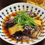 【茄子のピリ辛香味揚げ浸し】にんにく香るタレでビールが進む！