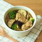 【豚肉の和風カレースープ】カレーの風味が食欲そそる♪