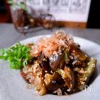 ＼レンチン茄子／ごま香る茄子おかか♪