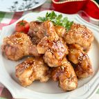 ＼クリスマスに／鶏手羽元の旨だれ焼き【揚げずにヘルシー♪】