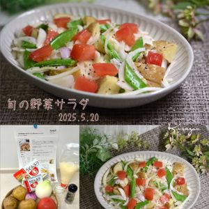 クラ蔵の作ってみた!投稿(【旬の野菜を楽しむサラダ】アレでやみつきドレッシング♪)